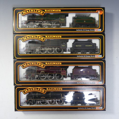 669 - Mainline Railways: Four “00” gauge Locomotives with tenders, No.37047 4-6-0 ‘Jubilee’ Class Locomoti... 