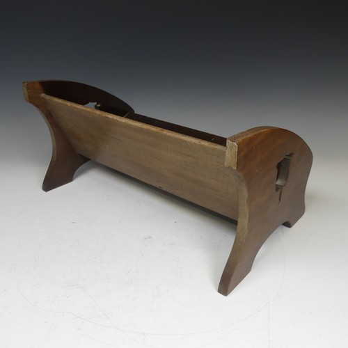 435 - An Vintage mahogany extending Book Trough, W 42 cm x H 17.5 cm x D 23.5 cm, together with another Bo... 