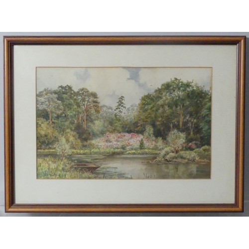 172 - George Oyston (1861-1937), landscape, watercolour, signed, 25cm x 35cm, together with two watercolou... 