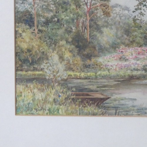 172 - George Oyston (1861-1937), landscape, watercolour, signed, 25cm x 35cm, together with two watercolou... 