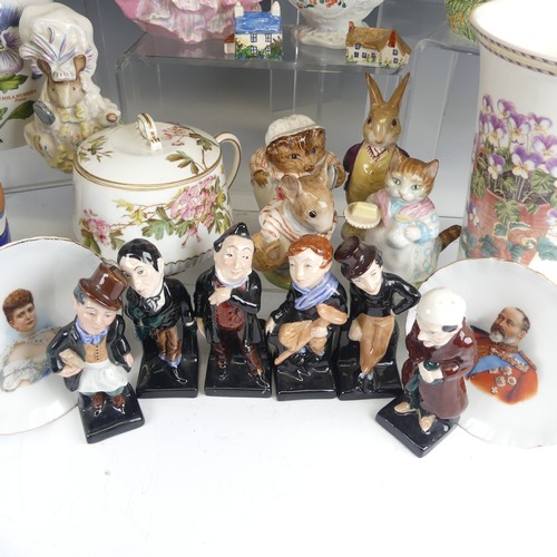 54 - A small quantity of Beswick Beatrix Potter Figures, comprising Ribby, Mrs Tittlemouse, Mrs Tiggy-Win... 