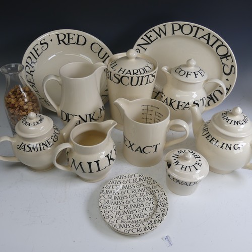 82 - A quantity of Emma Bridgewater 'Toast & Marmalade' Wares, to comprise a large Serving Dish, L 36... 