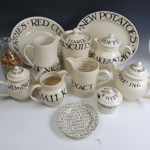 82 - A quantity of Emma Bridgewater 'Toast & Marmalade' Wares, to comprise a large Serving Dish, L 36... 