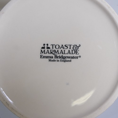 82 - A quantity of Emma Bridgewater 'Toast & Marmalade' Wares, to comprise a large Serving Dish, L 36... 