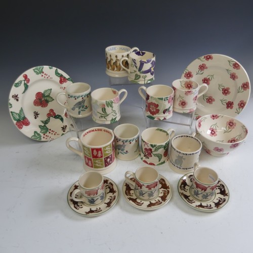 80 - A large quantity of Emma Bridgewater pottery Mugs, to comprise Hare, Cats, floral pattern, etc. also... 