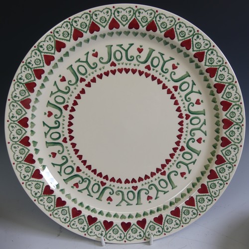 72 - A quantity of Emma Bridgewater 'Joy' pattern Wares, comprising Pudding Basin D 19.5cm, a Fruit Bowl ... 