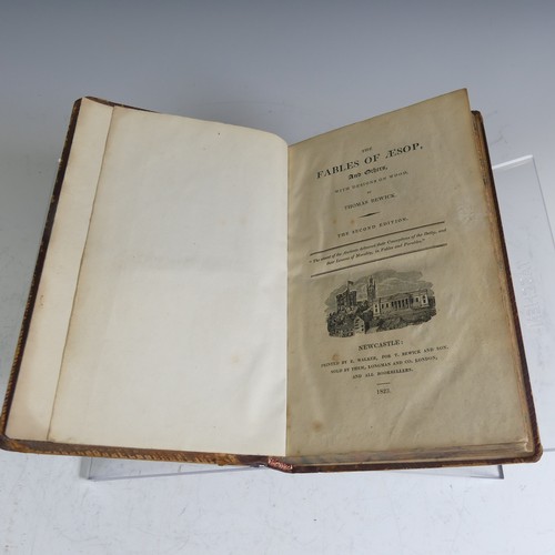 212 - Bewick (Thomas); 'The Fables of Aesop, and others', second edition, wih facsimile thumbprint and num... 