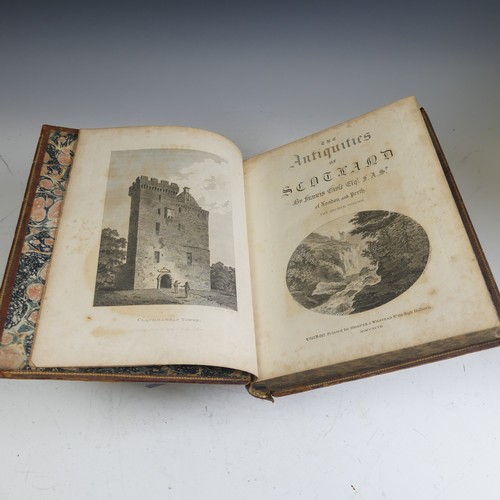 208 - Grose (Francis); 'The Antiquities of Scotland', two vols, printed for Hooper & Wigstead, 1747, g... 