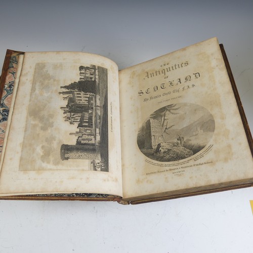 208 - Grose (Francis); 'The Antiquities of Scotland', two vols, printed for Hooper & Wigstead, 1747, g... 