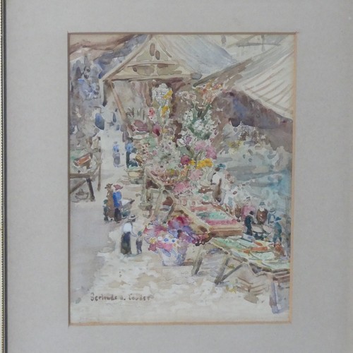 155 - Celeste Boyce (20th century), Evening Light, watercolour, signed in pencil, 35cm x 54cm, overmounted... 