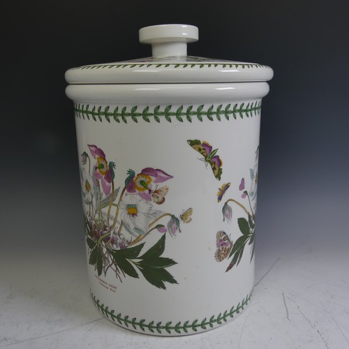 40 - A large Portmeirion 'Botanic Garden' pattern Dough Bin and Cover, H 34cm.