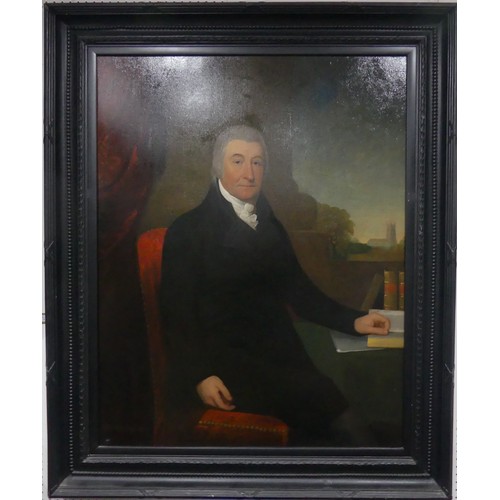 157 - Michael Keeling (British, 1750-1820), Portrait of Rev. Robert Hill (1746-1831) of Hough Hall, oil on... 