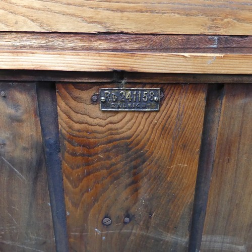 622 - An Arts and Crafts stained ash Dressing Chest made by Shapland & Petter of Barnstaple, with swin... 