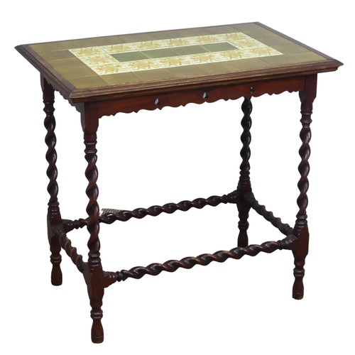 625 - An Arts and Crafts Occasional Table attributed to Shapland and Petter of Barnstaple, circa 1900, the... 