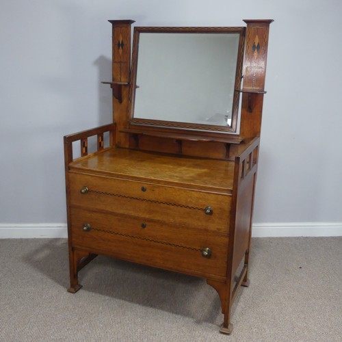 319 - A Shapland and Petter of Barnstaple, Arts and Crafts Dressing Chest, designer probably William Cowie... 