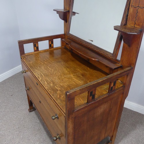 319 - A Shapland and Petter of Barnstaple, Arts and Crafts Dressing Chest, designer probably William Cowie... 