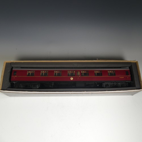 673 - Tower Brass Models, gauge 1 / G scale, 45mm, Mark 1 passenger coach, BR maroon, no. M13245, boxed.... 