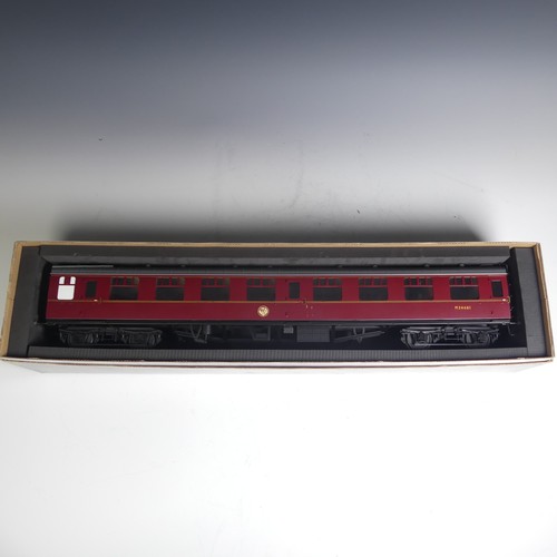 674 - Tower Brass Models, gauge 1 / G scale, 45mm, Mark 1 passenger coach, BR maroon, no. M24681, boxed.... 