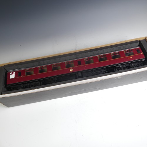 674 - Tower Brass Models, gauge 1 / G scale, 45mm, Mark 1 passenger coach, BR maroon, no. M24681, boxed.... 