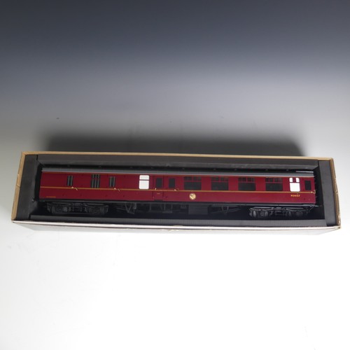 677 - Tower Brass Models, gauge 1 / G scale, 45mm, Mark 1 passenger coach, BR maroon, no. M4356, boxed.... 