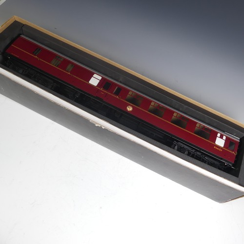 677 - Tower Brass Models, gauge 1 / G scale, 45mm, Mark 1 passenger coach, BR maroon, no. M4356, boxed.... 