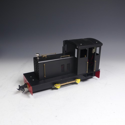 678 - Salem Steam Models, 0 gauge, 32mm, 0-4-0 diesel outline shunting locomotive, black, electric powered... 