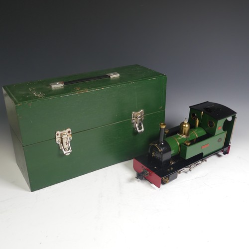 679 - Merlin Loco Works, dual gauge (0/1) radio-controlled Live Steam 'Aubrey' 0-6-0 Tank Locomotive, bear... 