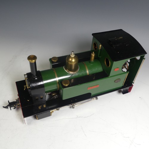 679 - Merlin Loco Works, dual gauge (0/1) radio-controlled Live Steam 'Aubrey' 0-6-0 Tank Locomotive, bear... 