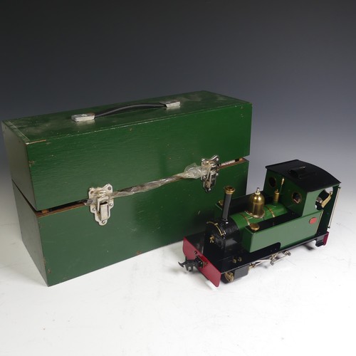 680 - Merlin Loco Works, 0 gauge, 32mm, radio-controlled Live Steam 0-4-0 Tank Locomotive, bearing works N... 