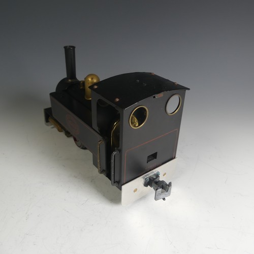 681 - Mamod, 0 gauge, Live Steam, 0-4-0 Tank Locomotive, finished in black, with alterations to buffers bu... 