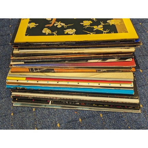 606 - Vinyl Records; A collection of mainly original LP's, including Freddie King 'Texas Cannonball' AMLS ... 