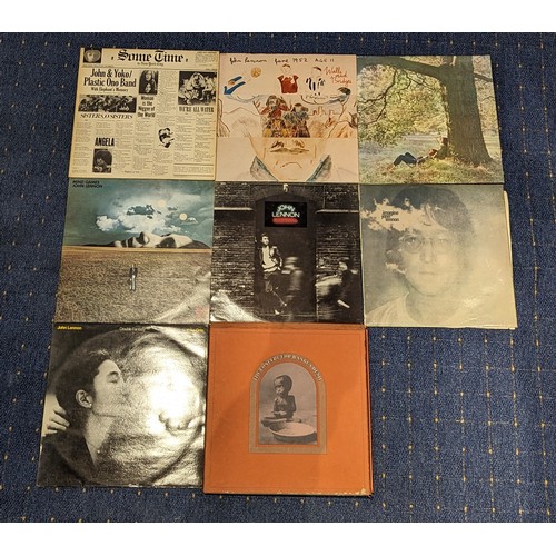 610 - Vinyl Records; A collection of seven John Lennon/Yoko Ono LP'S, including 'Sometime in New York City... 