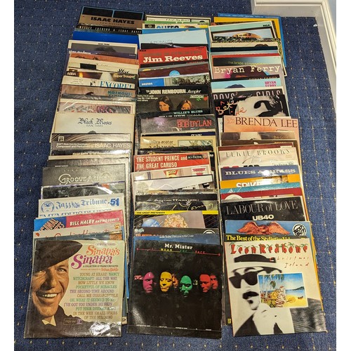 612 - Vinyl Records; A large quantity of mainly original LP's, 1970's/1980's pop and easy listening, inclu... 