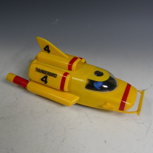 766 - Thunderbirds: J Rosenthal Toys Ltd (JR 21 Toy), Thunderbird 4, battery operated plastic model, with ... 