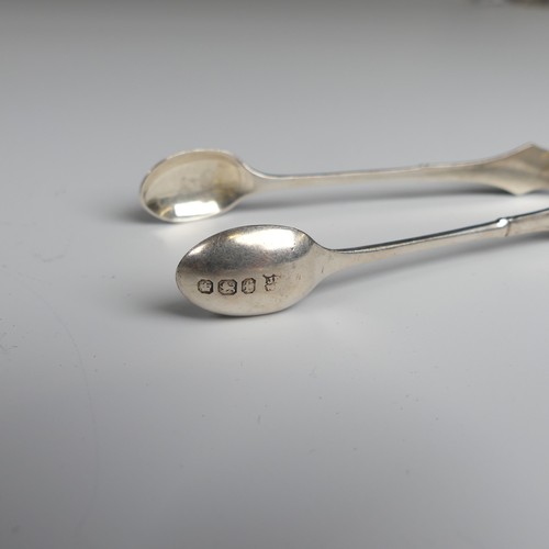 42 - A pair of George IV silver fiddle pattern Dessert Spoons, by Joseph Hicks, hallmarked Exeter, 1822/4... 