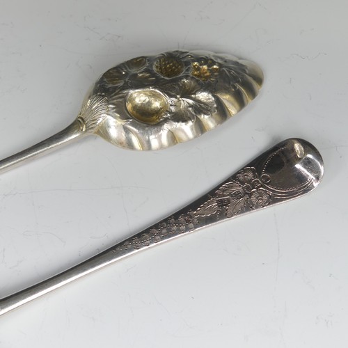 53 - A pair of George III silver Table Spoons, by Solomon Hougham, hallmarked London, 1796, Old English p... 