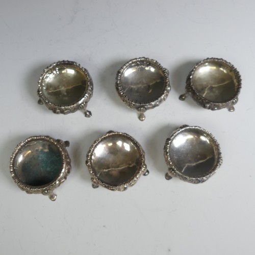 87 - A set of six Victorian silver Open Salts, by Robert Harper, hallmarked London, 1857 (4) and two 1858... 