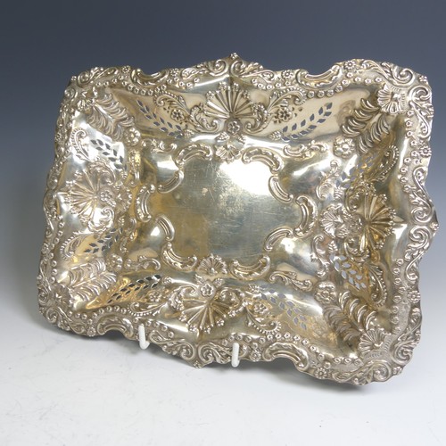 103 - A late Victorian silver Dressing Table Dish, by William Devenport, hallmarked Birmingham, 1901, or r... 