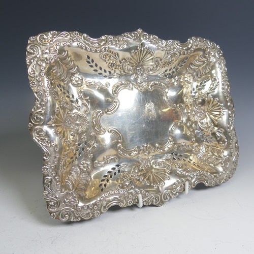 103 - A late Victorian silver Dressing Table Dish, by William Devenport, hallmarked Birmingham, 1901, or r... 