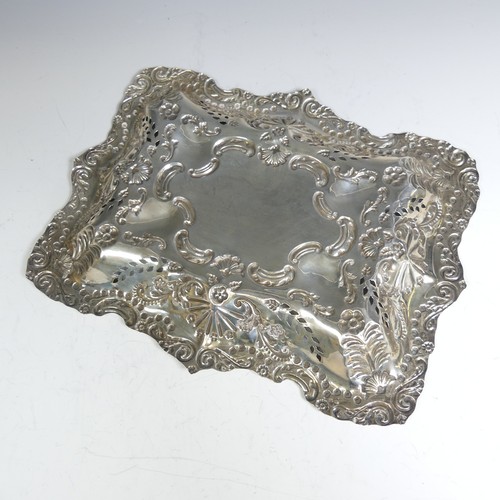 103 - A late Victorian silver Dressing Table Dish, by William Devenport, hallmarked Birmingham, 1901, or r... 