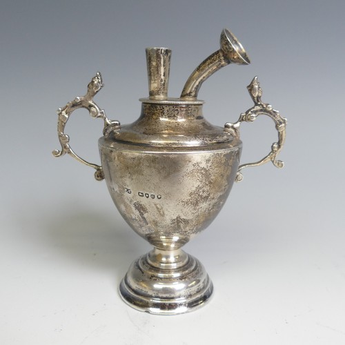 106 - A Victorian silver Wax Jack, by William Comyns & Sons, hallmarked London 1882, of urn form, the ... 