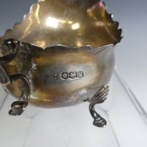 108 - A George V silver Sauce Boat, by Thomas Bradbury & Sons Ltd., hallmarked Sheffield, 1924, of tra... 