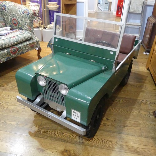 591 - A model Series 1 Land Rover built from a Toylander kit with modifications by the owner, the model fi... 