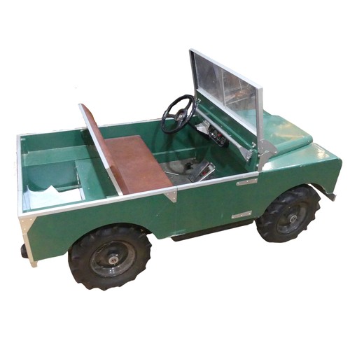 591 - A model Series 1 Land Rover built from a Toylander kit with modifications by the owner, the model fi... 