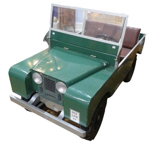 591 - A model Series 1 Land Rover built from a Toylander kit with modifications by the owner, the model fi... 