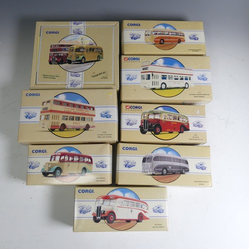 779 - Corgi / Corgi Classics / Connoisseur Collection, fifteen model buses and coaches, including D949/24,... 