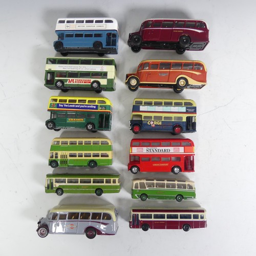 782 - Corgi, a quantity of unboxed models, including twelve buses and coaches, ten circus vehicles, some r... 