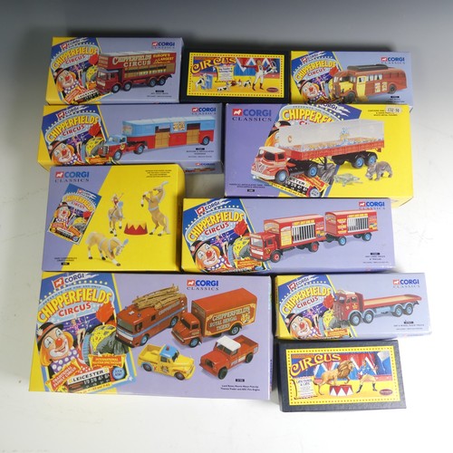 788 - Corgi Classics ‘Chipperfields Circus’, fourteen models, nos. 2 x 11201, 14201, 31703, 31901, 31902, ... 