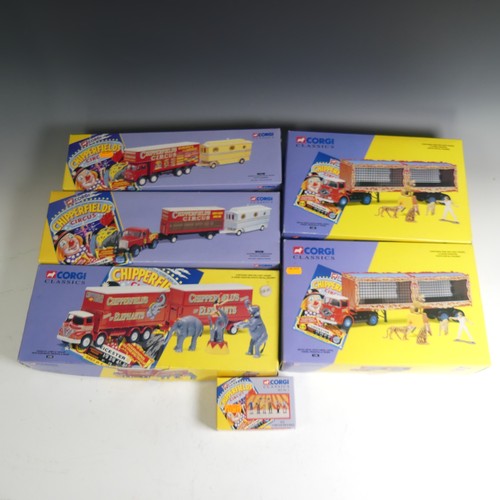 788 - Corgi Classics ‘Chipperfields Circus’, fourteen models, nos. 2 x 11201, 14201, 31703, 31901, 31902, ... 