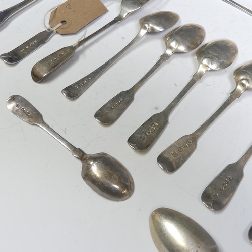 162 - A set of three George III silver Teaspoons, by Sarah & John William Blake, hallmarked London, 18... 